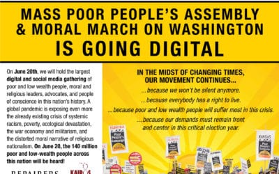 The Mass Poor People’s Assembly & Moral March on Washington Goes Digital!